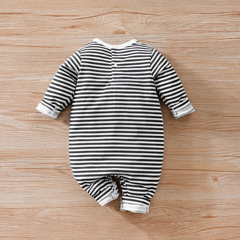 Hippo Print Baby Jumpsuit