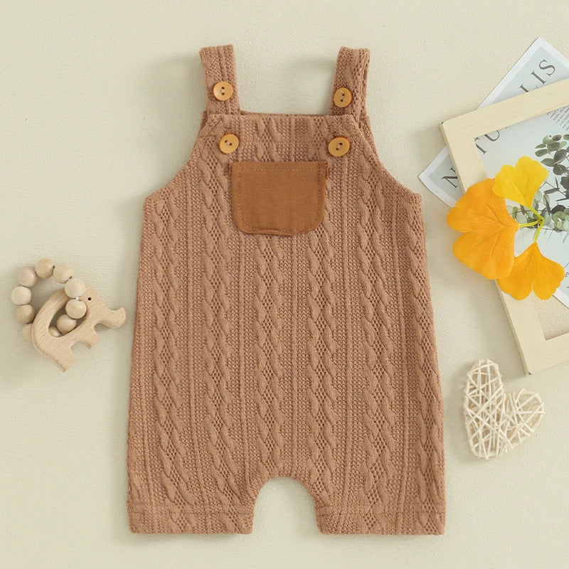 Contrast Pocket Romper