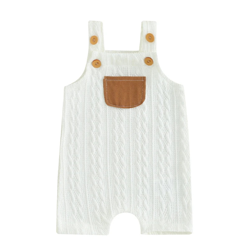 Contrast Pocket Romper